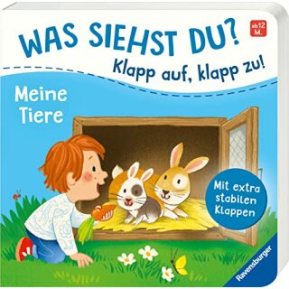 Was siehst du? Klapp auf, klapp zu! Meine Tiere