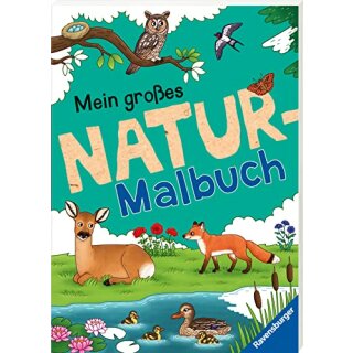 Mein großes Natur-Malbuch