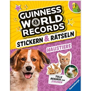 Guinness World Records: Stickern & Rätseln - Haustiere