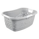 Wäschekorb ergonomisch mit Softgriffen 50 l 65 x 45...