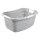 Wäschekorb ergonomisch mit Softgriffen 50 l 65 x 45 x 28 cm nordic grey