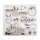 AAO Clear Stamps - "Frohe Ostern", 102,5x97mm, 11 Motive, SB-Btl. 1Bogen