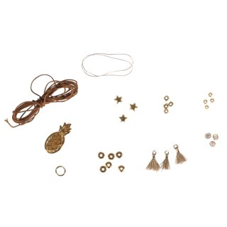 BP: Schmuckset "Vaia" Ananas, 1 Kette + 1 Armband, 2Stück