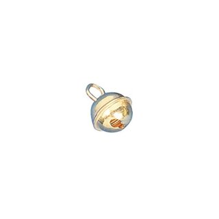 Deko-Metallglöckchen kugelförmig, 29mm ø, gold, SB-Btl 4Stück