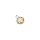 Deko-Metallglöckchen kugelförmig, 29mm ø, gold, SB-Btl 4Stück