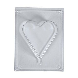 Gießform: Herz, 8,5x9,2cm, Tiefe 3cm