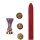 Siegel-Set - Anfänger-Set, Herz, Klee, Schmetterling, D 18 mm, 1 Set