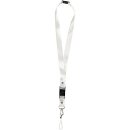 Schlüsselband, Weiß, L 53 cm, B 2 cm, 5 Stk/ 1...