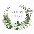 SCHÖN, DASS ES DICH GIBT green 33 x 33 cm
