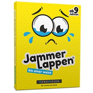 DENKRIESEN - JAMMERLAPPEN® - Das dramatisch lustige Kartenspiel - "bis einer weint"