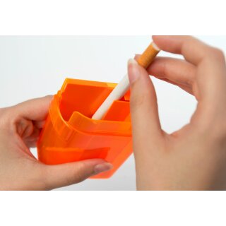Magic Smoking Box orange,Zigarettenetui,Zigarettenbox,Zigi Box,Kippen,  13,95 €