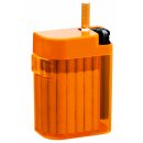 Magic Smoking Box orange,Zigarettenetui,Zigarettenbox,Zigi Box,Kippenbox,inkl. Feuerzeug - Etui