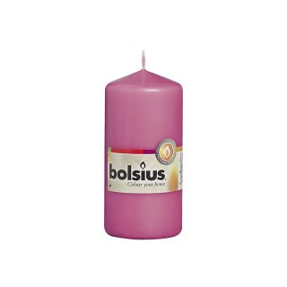 Stumpenkerze 120/58 mm, fuchsia