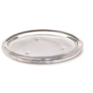 Glasteller ø110mm rund klar, klar