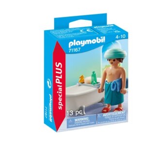 Mann in der Badewanne