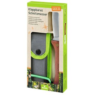 Expedition Natur Klappbares Schnitzmesser mit Holzgriff