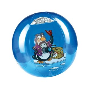 "Arctic Friends" Strandball,aufgeblasen ca. 29 cm,unaufgeblasen ca. 40 cm3 Panele bedruckt