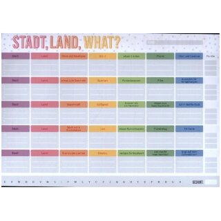Spiele-Block Stadt-Land-What? A4