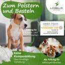 Lobux Füllwatte 400g aus 100 % recyceltem Polyester