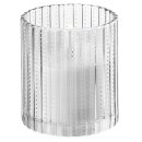 AAO LED-Kerze RELIEF GLASS