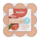 Duft-Teelichte Alu 4 Stunden 18er Pack True Scents Pfirsich