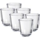 6 x Glasleuchter für runde Votive 65/58mm ,transparent