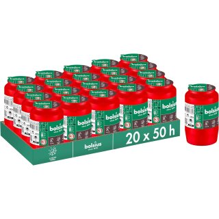 20 x Kompositions-Öllicht Nr. 3 ,rot
