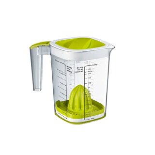 ROTHO Messbecher Loft mit Zitronenpresse und Reibe 1,5l lime grün