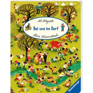 Mein Wimmelbuch: Bei uns im Dorf