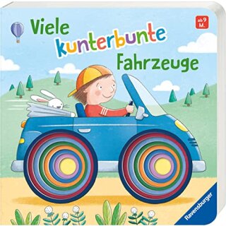 Viele kunterbunte Fahrzeuge