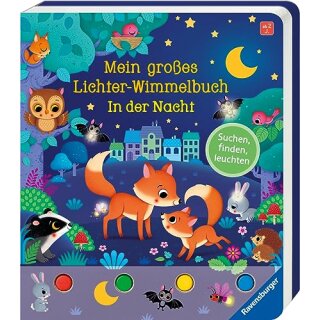 Mein großes Lichter-Wimmelbuch: In der Nacht