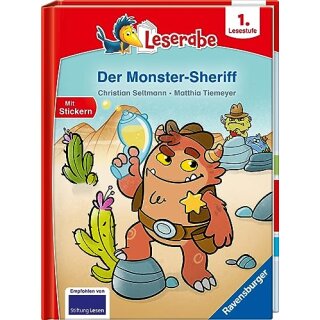 Leserabe - 1. Lesestufe: Der Monster-Sheriff