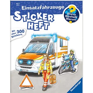 Wieso? Weshalb? Warum? Stickerheft: Einsatzfahrzeuge