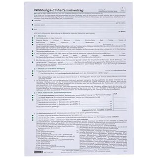25 x Mietvertrag"Einheit"