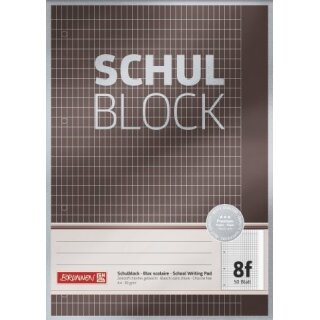 10 x Schulbl A4 90g 50Bl Lin8f Premium