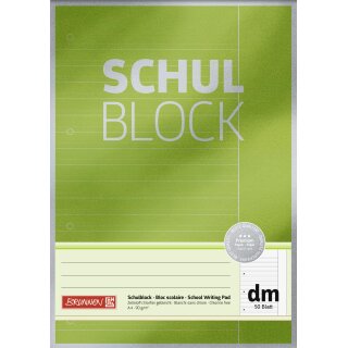 10 x Schulbl A4 90g 50Bl Lindm Premium