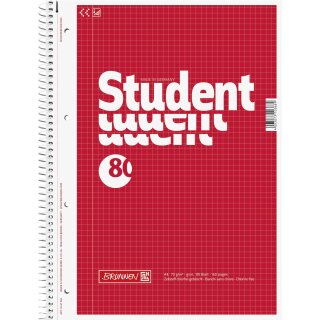 5 x Collegebl A4 kar 70g