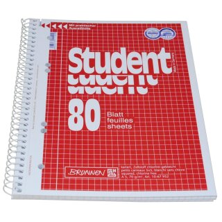 5 x Collegebl A5 kar