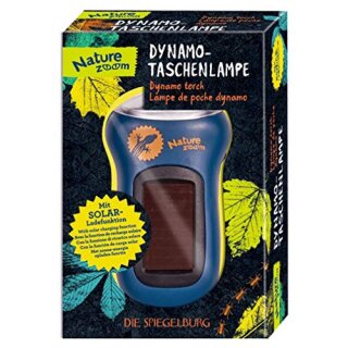 Dynamo-Taschenlampe Nature Zoom (blau)