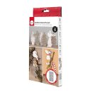 Silikon Gießform Rentierfreunde, 14,5x26x1cm, 6...
