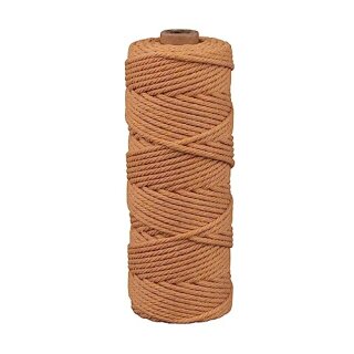 Makramee Garn, 3mm ø, haselnuss, ca. 210g, Rolle 70m