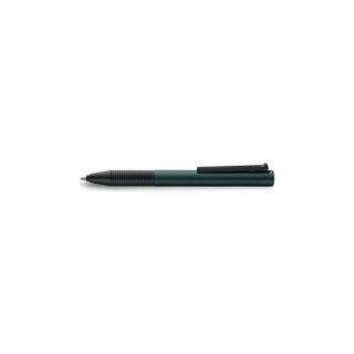 LAMY 1235519 tipo Tintenroller 339 – kappenloser Rollerball aus Aluminium in der Farbe Petrol mit integrierten Clip-/Drücke-Mechanik †Mit Tintenrollermine schwarz †Strichbreite M