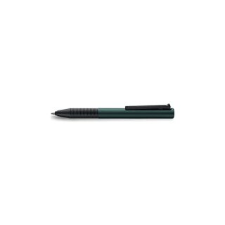 LAMY 1235519 tipo Tintenroller 339 – kappenloser Rollerball aus Aluminium in der Farbe Petrol mit integrierten Clip-/Drücker-Mechanik – Mit Tintenrollermine schwarz – Strichbreite M