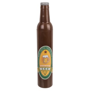 Taschen-Regenschirm, Bierflasche, D: ca. 90 cm, 12 Stück im Display