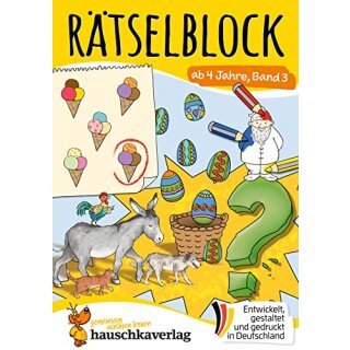 Rätselblock ab 4 Jahre - Band 3