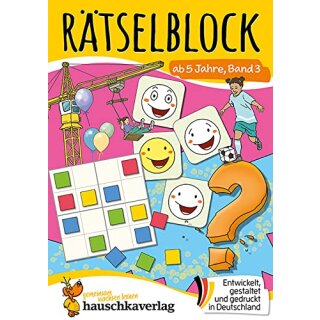 Rätselblock ab 5 Jahre - Band 3