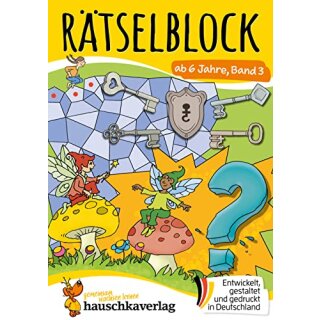Rätselblock ab 6 Jahre - Band 3