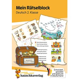 Mein Rätselblock Deutsch 2. Klasse