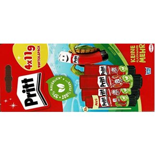 Alleskleber (Büro) Klebestift Pritt Klebestift 4 x 11g Sticks