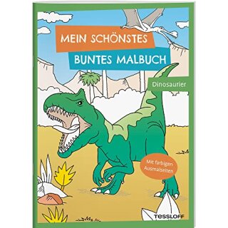 Malbuch Dinosaurier